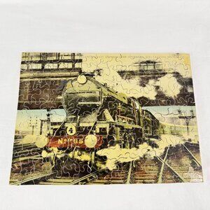 Southern Ace Leaving Waterloo Atlantic Coast Express Train Wood Jigsaw Puzzle